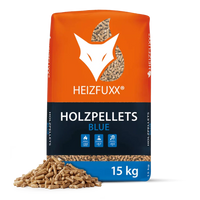 1 palette – Granulés de bois bleus ENplus A1 / 15 kg x 65 sacs, soit 975 kg